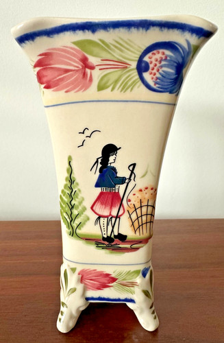 French vintage antique faience - vintage,