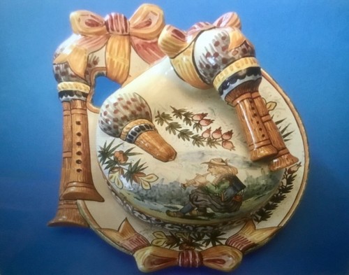 French faience quimper covered - quimper,