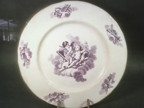 Antique french faience - antique,